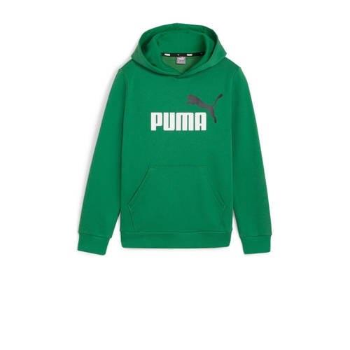Puma hoodie zwart Trui Grijs Jongens Katoen Capuchon Logo - 140
