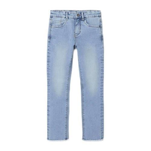 NAME IT KIDS skinny jeans NKFPOLLY light blue denim Blauw Meisjes Stre...