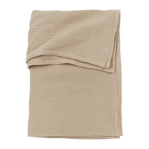 Meyco hydrofiele baby wieglaken 75x100 cm sand Babylaken Beige Effen