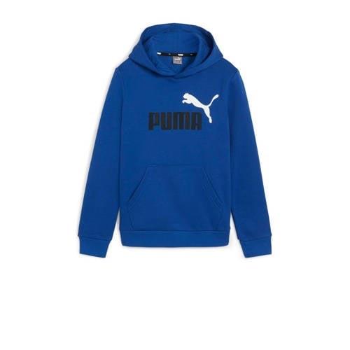 Puma hoodie blauw Sweater Jongens Katoen Capuchon Logo - 176