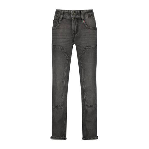 Vingino regular fit jeans dark grey vintage Grijs Jongens Denim Effen ...