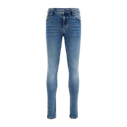 WE Fashion Blue Ridge skinny jeans marbled blue denim Blauw Jongens St...