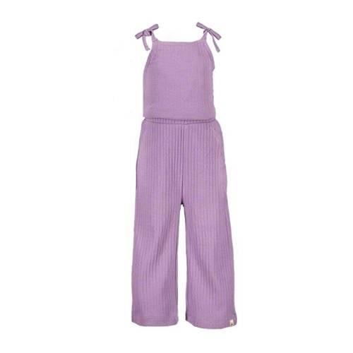 The New Chapter jumpsuit Mia paars Meisjes Katoen Ronde hals Effen - 7...