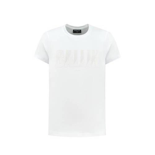 Ballin T-shirt met printopdruk wit Jongens Katoen Ronde hals Printopdr...