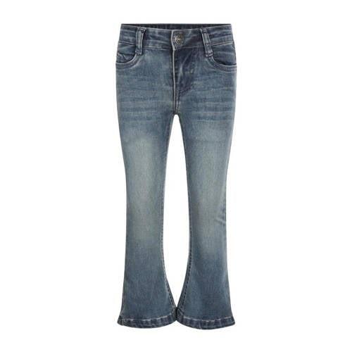Koko Noko flared jeans blauw Meisjes Katoen Effen - 74