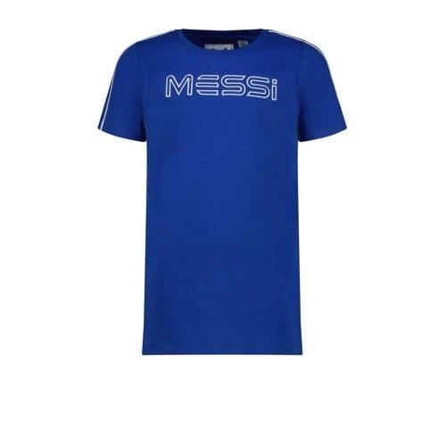 Vingino x Messi T-shirt Jaxe met logo hardblauw Jongens Stretchkatoen ...