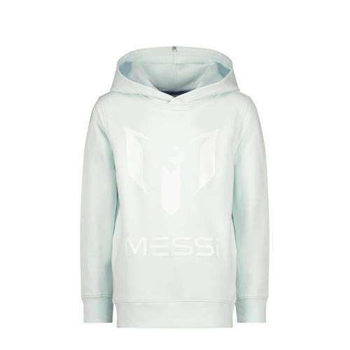 Vingino x Messi hoodie met logo lichtblauw Sweater Logo - 104