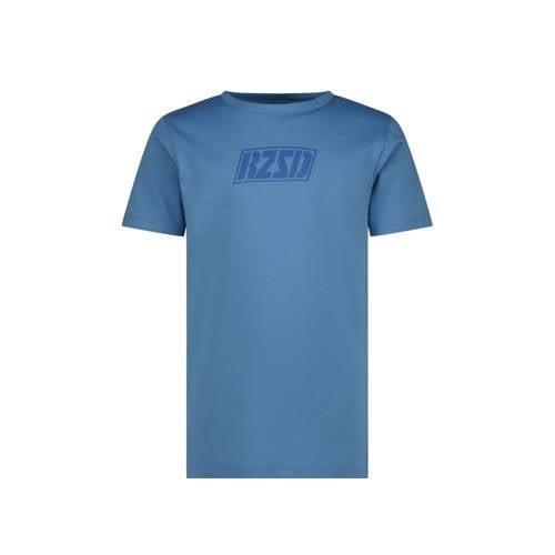 Raizzed T-shirt Harell met logo middenblauw Jongens Katoen Ronde hals ...