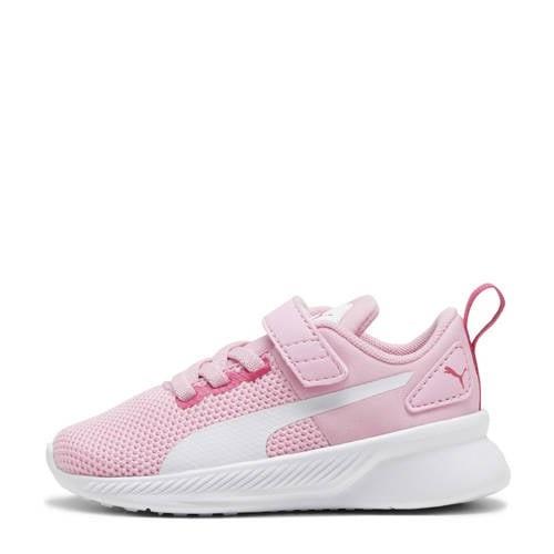 Puma Flyer Runner V Inf sneakers roze/wit/fuchsia Jongens Mesh Meerkle...