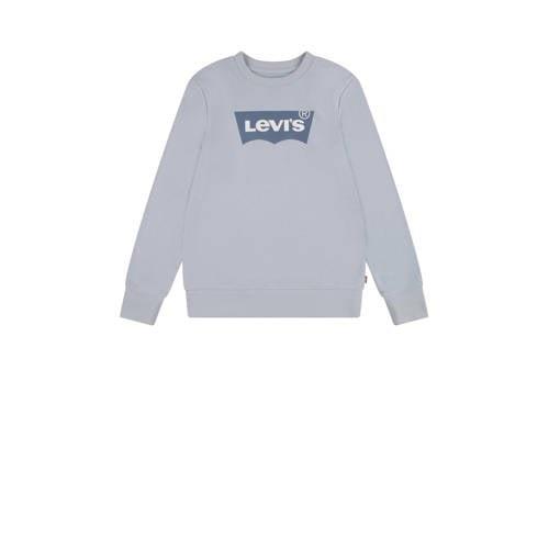 Levi's Kids sweater BATWING met logo lichtblauw Logo - 140