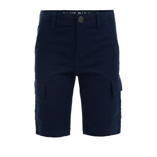 WE Fashion tapered fit cargo short royal navy Korte broek Blauw Jongen...