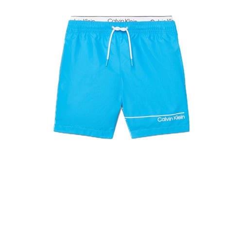 Calvin Klein zwemshort lichtblauw Jongens Gerecycled polyester Logo - ...