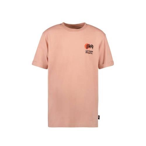 Cars T-shirt DRAYCO met backprint perzik Oranje Jongens Katoen Ronde h...