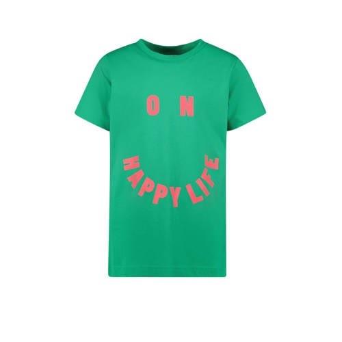 Cars T-shirt LORY met printopdruk heldergroen Meisjes Katoen Ronde hal...