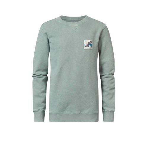 Petrol Industries sweater grijsblauw Effen - 164 | Sweater van Petrol ...
