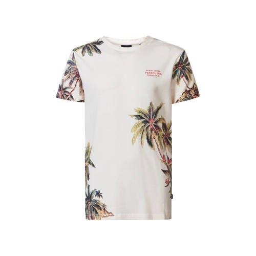 Petrol Industries T-shirt met all over print multicolor Jongens Katoen...