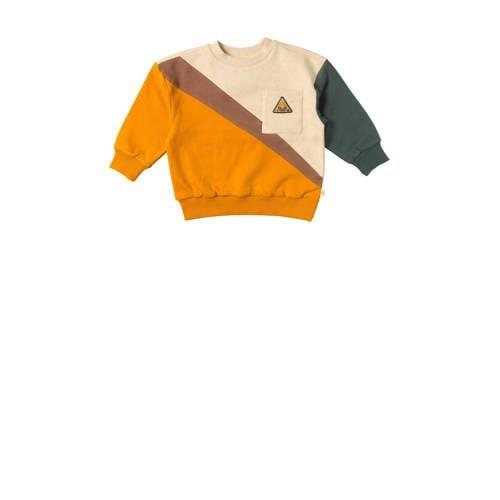 Your Wishes sweater Maddox oranje/ecru/grijs Trui Jongens Stretchkatoe...