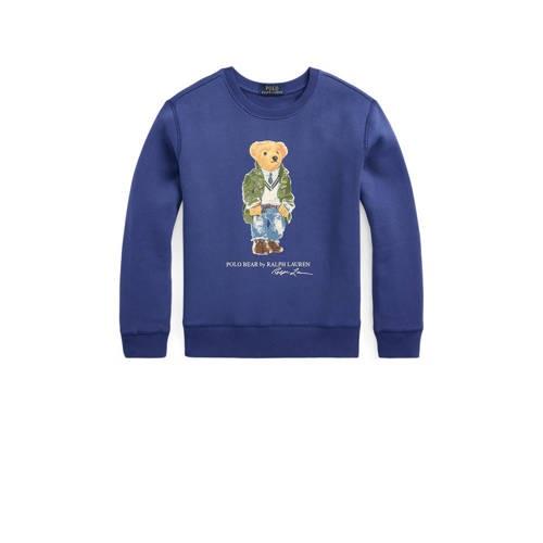 POLO Ralph Lauren sweater met printopdruk blauw Printopdruk - 140/152