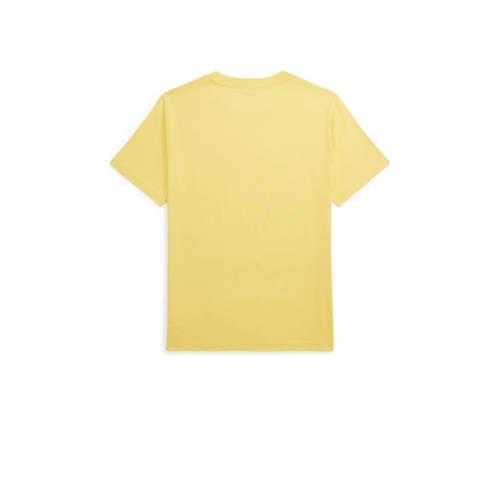 POLO Ralph Lauren T-shirt geel Jongens Katoen Ronde hals Effen - 188