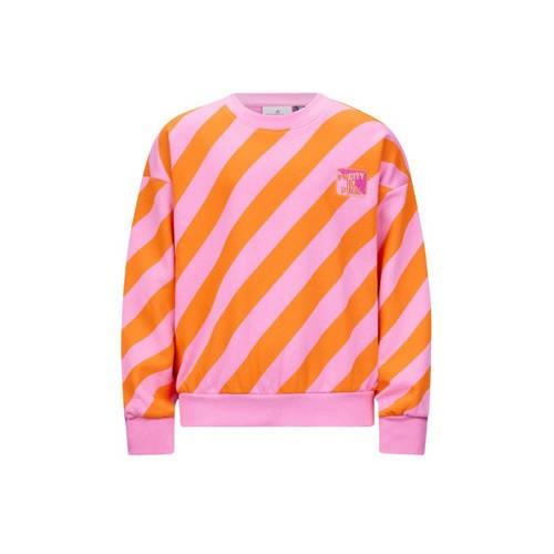 Retour Jeans gestreepte sweater Vivian oranje/roze Streep - 146/152
