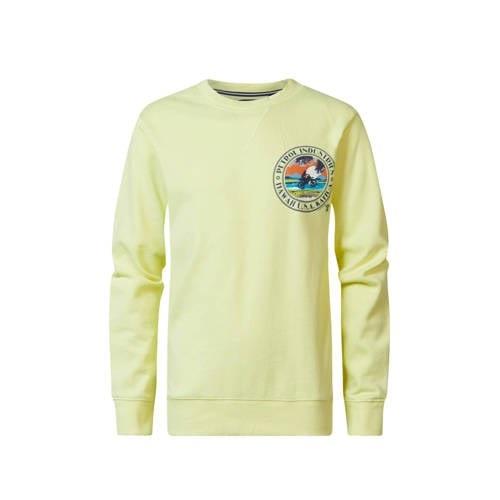 Petrol Industries sweater met backprint geel Backprint - 176