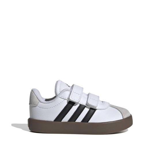 adidas Sportswear VL Court 3.0 sneakers wit/zwart/beige Jongens/Meisje...