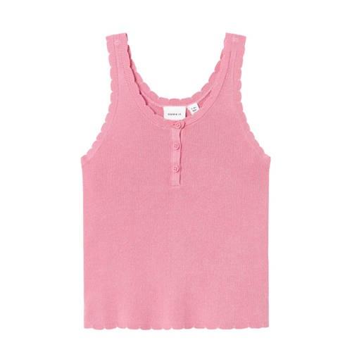 NAME IT KIDS ribgebreid singlet NKFFILISA felroze Top Meisjes Viscose ...