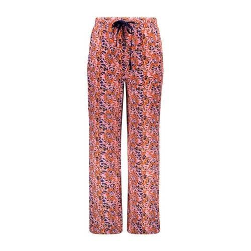 B.Nosy gebloemde high waist straight fit broek 902 stunning ao Roze Me...