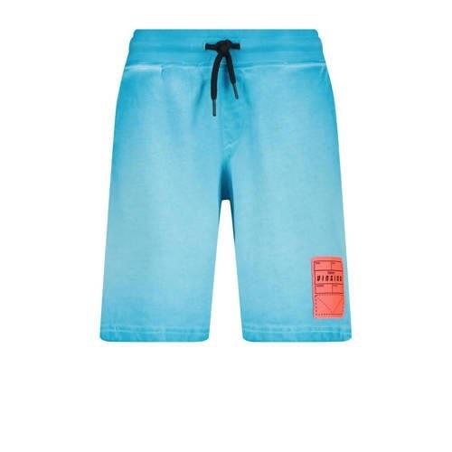 Vingino sweatshort Rados met printopdruk aquablauw/oranje Korte broek ...