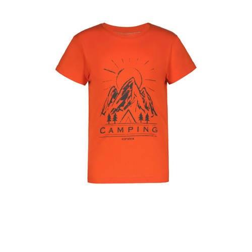 Icepeak sportshirt Leadville Jr oranje Sport t-shirt Jongens Katoen Ro...