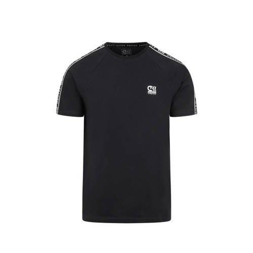 Cruyff T-shirt Xicota zwart/wit Jongens/Meisjes Katoen Ronde hals Logo...