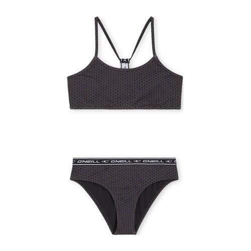 O'Neill crop bikini Sportclub Active zwart Meisjes Gerecycled polyeste...