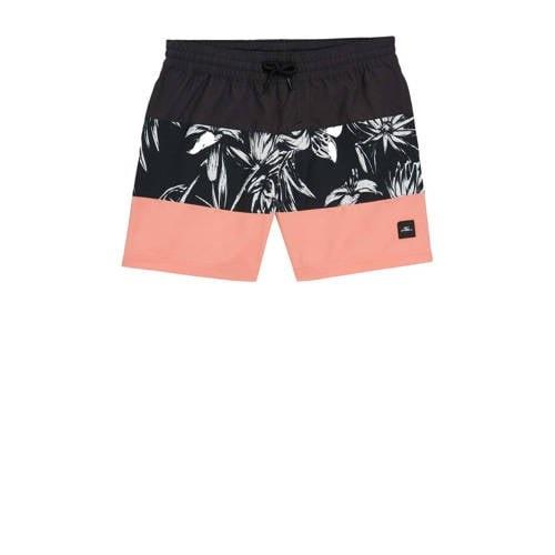 O'Neill zwemshort Cali Block zwart/roze Jongens Polyester All over pri...