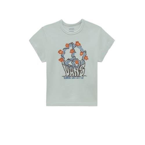 VANS T-shirt lichtgroen Jongens/Meisjes Katoen Ronde hals Printopdruk ...