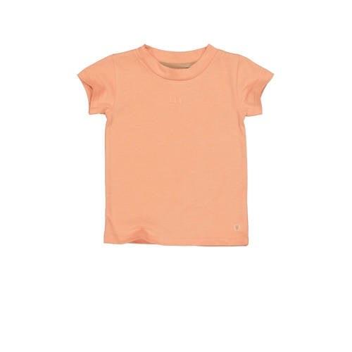 LEVV T-shirt METTE oranje Meisjes Katoen Ronde hals Effen - 92