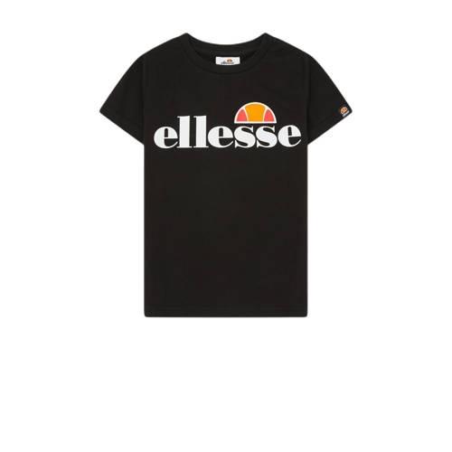 Ellesse T-shirt Malia zwart Jongens/Meisjes Katoen Ronde hals Logo - 1...