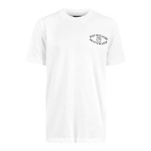 Shoeby T-shirt met backprint wit Jongens Katoen Ronde hals Backprint -...