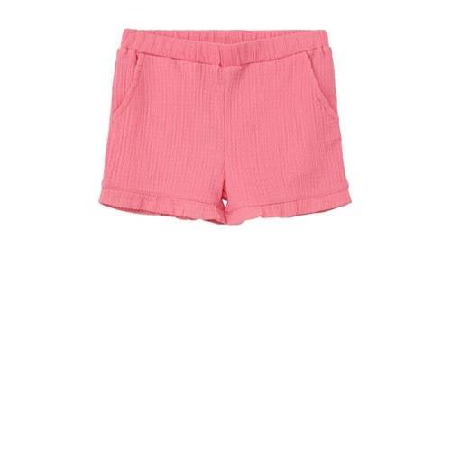 s.Oliver sweatshort roze Korte broek Meisjes Polyester Effen - 92