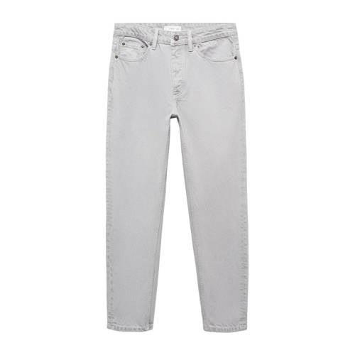 Mango Kids regular fit jeans grey denim Grijs Effen - 158(XXS)
