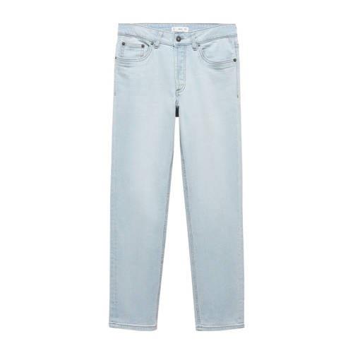 Mango Kids slim fit jeans lichtblauw Jongens Denim Effen - 182(L)
