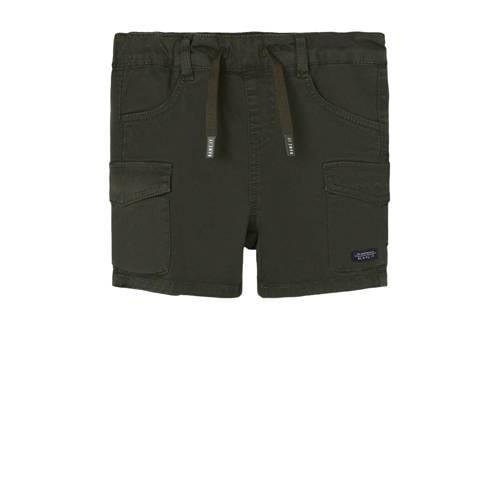 NAME IT MINI cargo short NMMBEN BAG donkergroen Korte broek Jongens St...