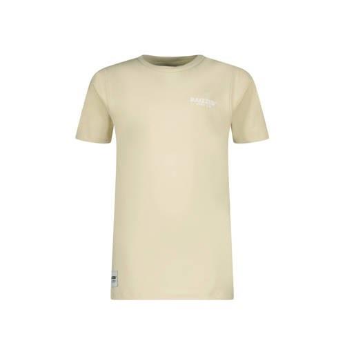 Raizzed T-shirt Biraro met backprint beige Jongens Katoen Ronde hals B...