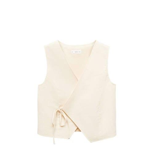 Mango Kids gilet Meisjes Katoen V-hals Effen - 158(XS)