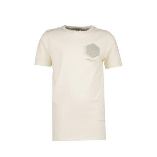 Vingino T-shirt met backprint wit Jongens Katoen Ronde hals Backprint ...