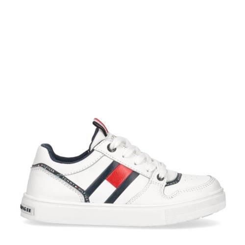 Tommy Hilfiger sneakers wit Jongens Imitatieleer Meerkleurig - 34