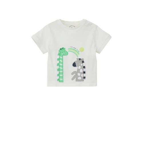 s.Oliver baby T-shirt wit Jongens/Meisjes Katoen Ronde hals - 80