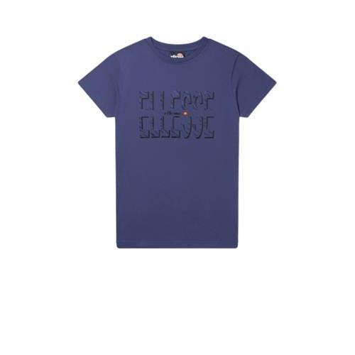 Ellesse T-shirt Tigeria donkerblauw Jongens/Meisjes Katoen Ronde hals ...