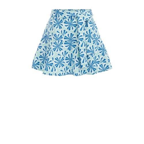 WE Fashion rok Blauw Meisjes Polyester All over print - 110/116