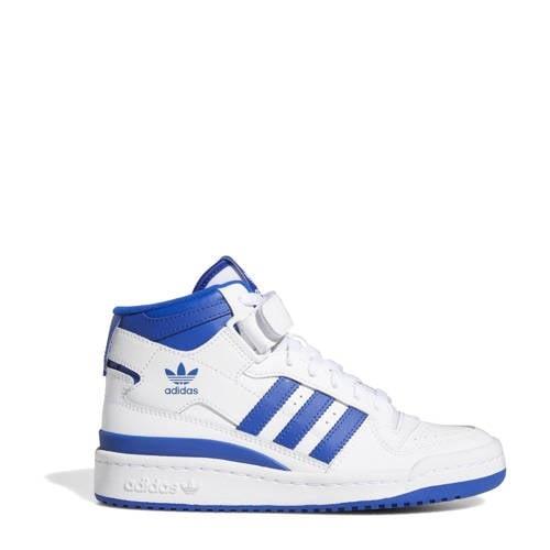 adidas Originals Forum Mid sneakers wit/blauw Jongens/Meisjes Imitatie...