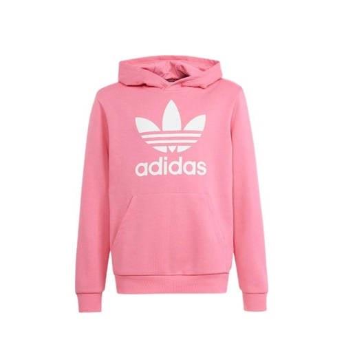adidas Originals hoodie roze/wit Sweater Logo - 158